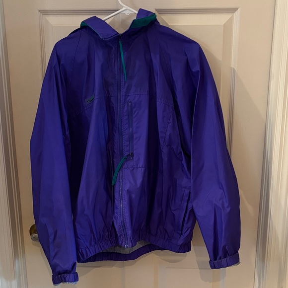 Purple Hooded Windbreaker Jacket - Picture 1 of 1